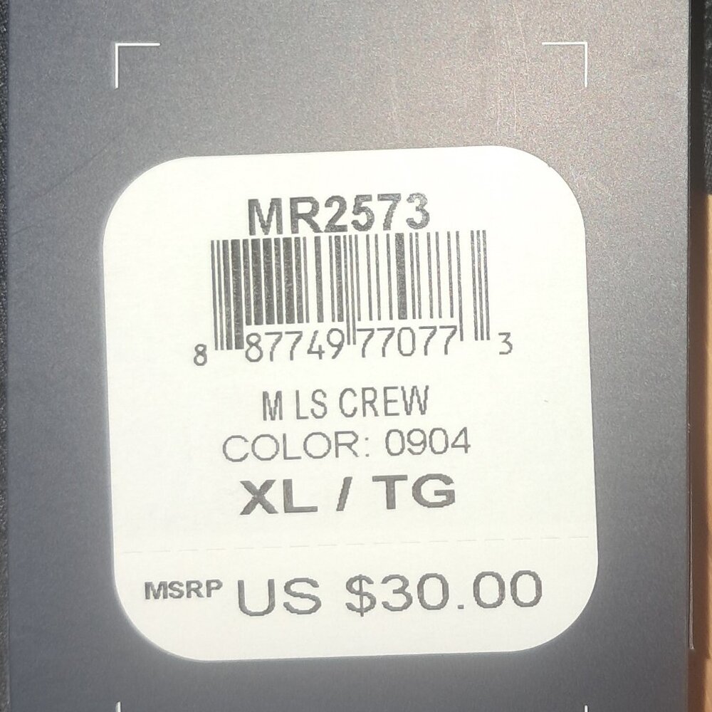 NWT Asics athletic crew black Men's XL - Picture 3 of 4